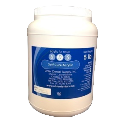 Uhler Denture Acrylic Self Cure Powder - Uhler Dental